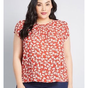 For Sarah - Modcloth Charmer in Charge Blouse